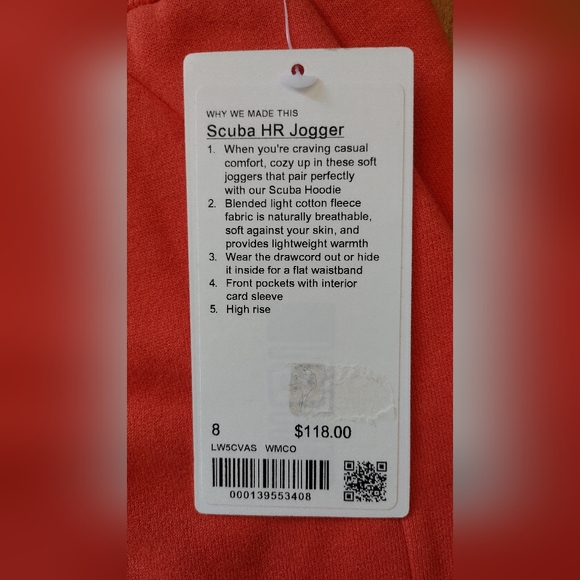 Lululemon Scuba High-Rise Jogger NWT - Picture 2 of 6
